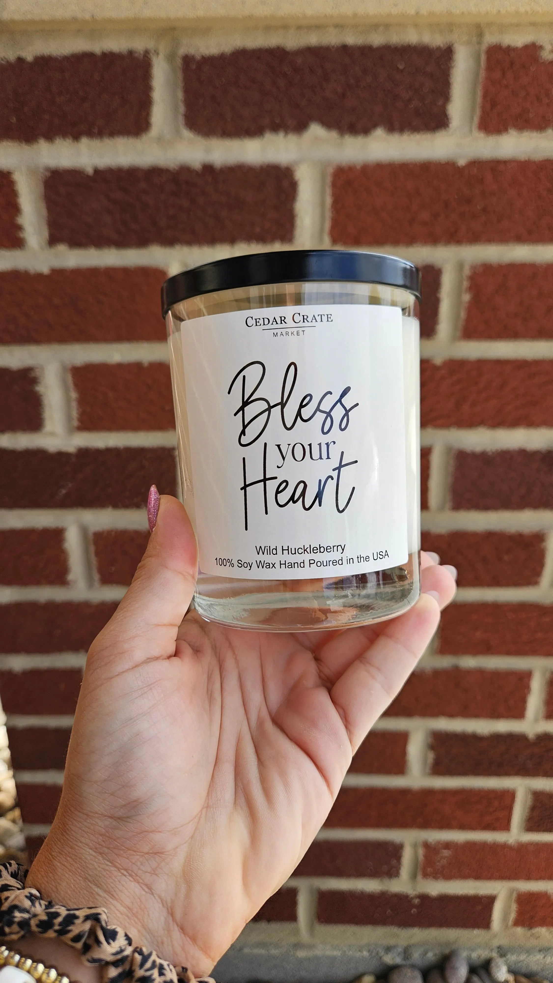 Shop Bless Your Heart | Wild Huckleberry Soy Candle- at Ruby Joy Boutique, a Women's Clothing Store in Pickerington, Ohio