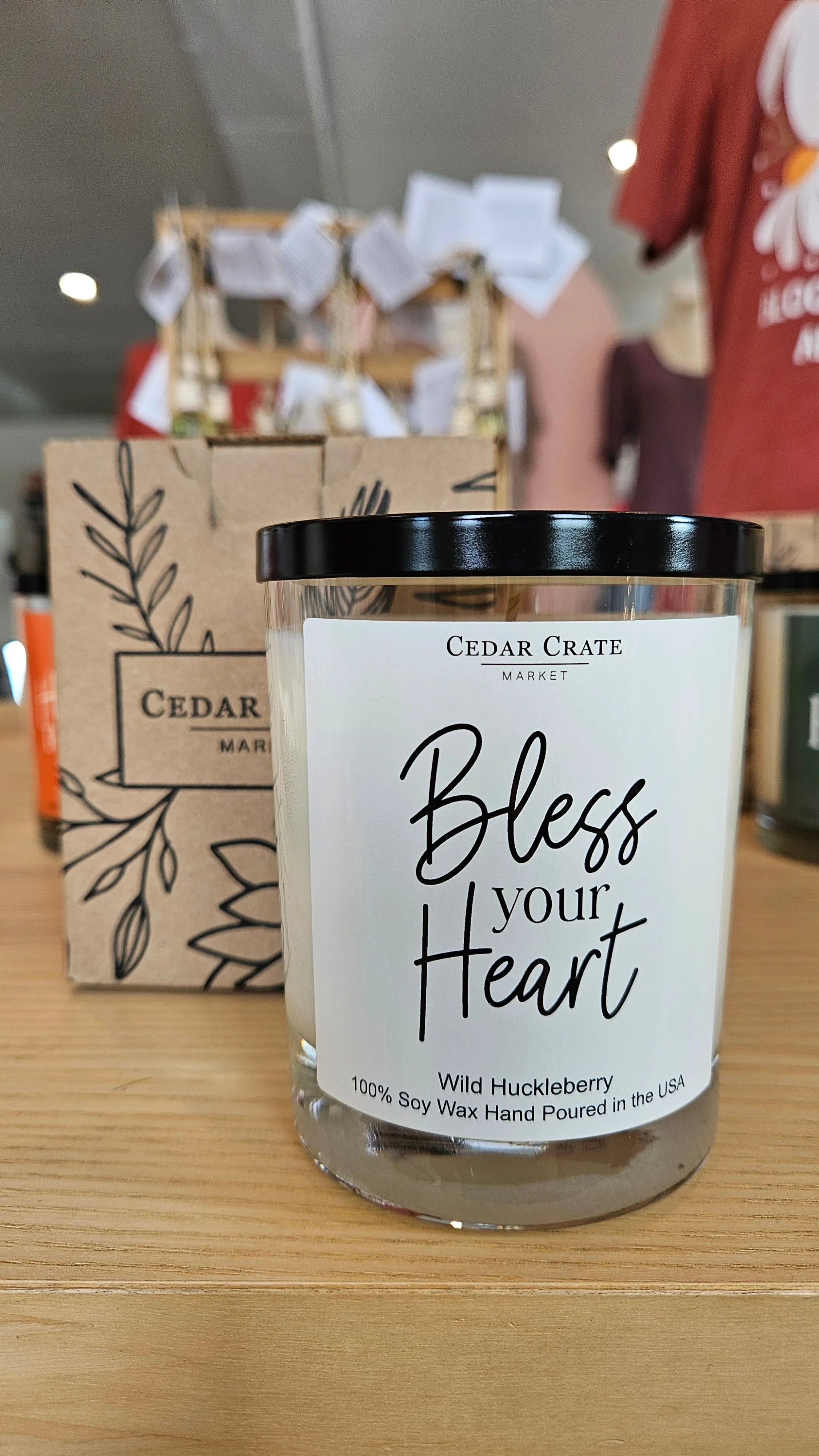 Shop Bless Your Heart | Wild Huckleberry Soy Candle- at Ruby Joy Boutique, a Women's Clothing Store in Pickerington, Ohio