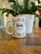 Shop Book Nerd | Ceramic Coffee Cup 15oz- at Ruby Joy Boutique, a Women's Clothing Store in Pickerington, Ohio