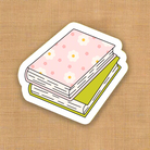 Shop Book Stack Waterproof Vinyl Sticker- at Ruby Joy Boutique, a Women's Clothing Store in Pickerington, Ohio