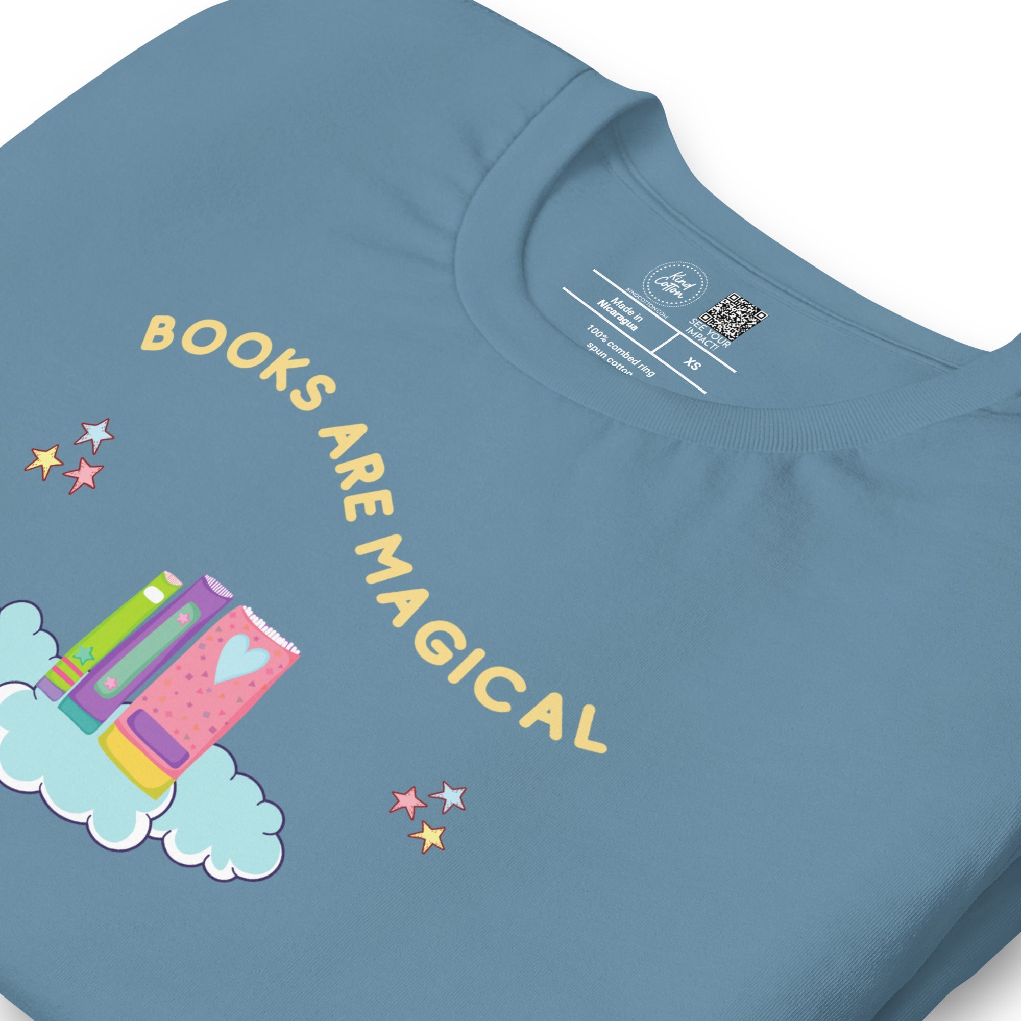 Shop Books Are Magical Classic Tee |Kind Cotton- at Ruby Joy Boutique, a Women's Clothing Store in Pickerington, Ohio