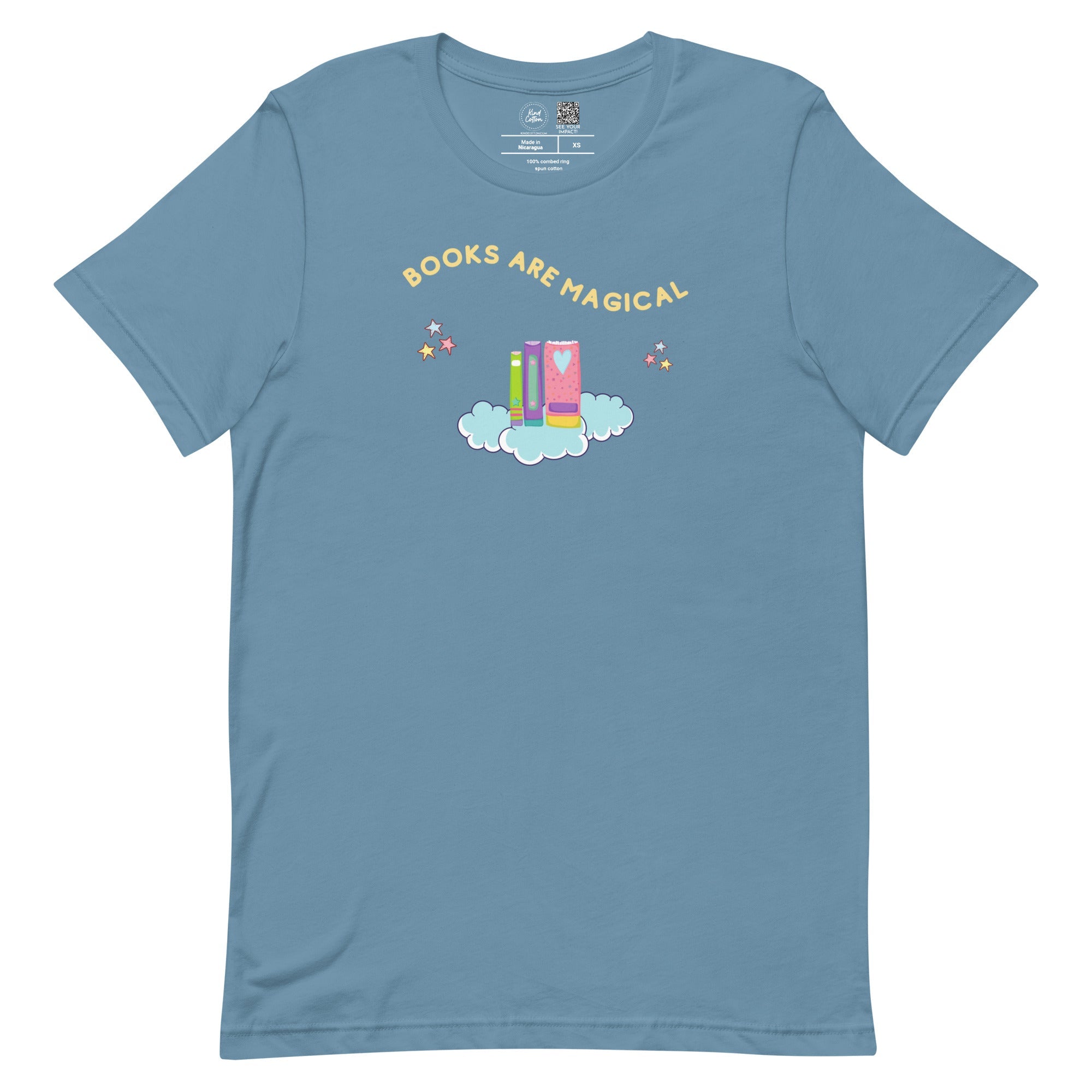Shop Books Are Magical Classic Tee |Kind Cotton-XS at Ruby Joy Boutique, a Women's Clothing Store in Pickerington, Ohio