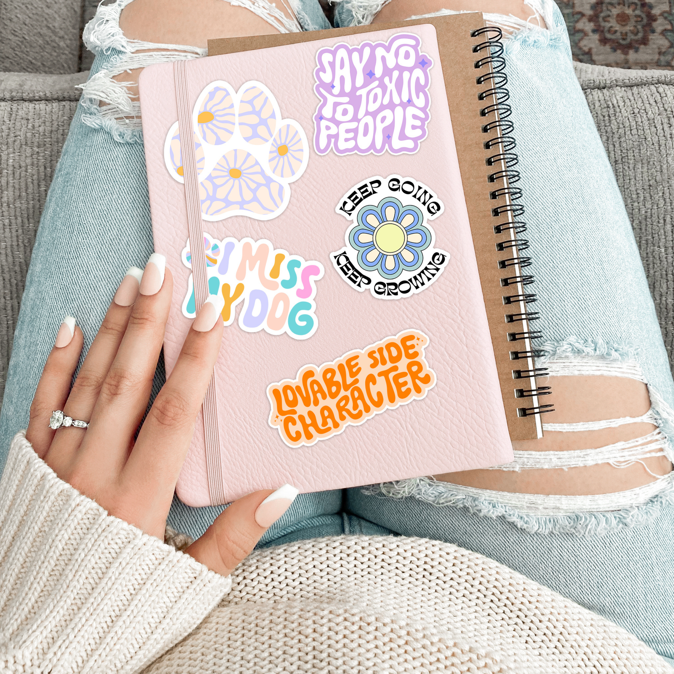 Shop Books Are My Happy Place - Waterproof Vinyl Sticker-Stickers at Ruby Joy Boutique, a Women's Clothing Store in Pickerington, Ohio