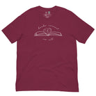 Shop Books Connect Us All Classic Tee | Kind Cotton-Maroon at Ruby Joy Boutique, a Women's Clothing Store in Pickerington, Ohio
