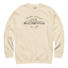Shop Books Connect Us All Embroidered Crewneck Sweatshirt | Kind Cotton-Natural at Ruby Joy Boutique, a Women's Clothing Store in Pickerington, Ohio