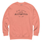 Shop Books Connect Us All Embroidered Crewneck Sweatshirt | Kind Cotton-Sunset at Ruby Joy Boutique, a Women's Clothing Store in Pickerington, Ohio