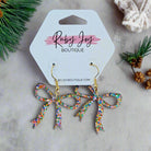 Shop Bow Dangle Earrings-Earrings at Ruby Joy Boutique, a Women's Clothing Store in Pickerington, Ohio