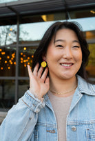 Shop Bow Softball Earrings- at Ruby Joy Boutique, a Women's Clothing Store in Pickerington, Ohio