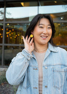 Shop Bow Softball Earrings- at Ruby Joy Boutique, a Women's Clothing Store in Pickerington, Ohio