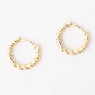 Shop Brandi Twisted Huggie Earrings- at Ruby Joy Boutique, a Women's Clothing Store in Pickerington, Ohio