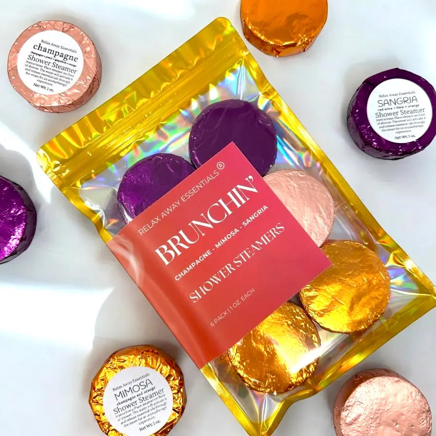 Shop Brunchin' Shower Steamers 6 Pack - Made in USA- at Ruby Joy Boutique, a Women's Clothing Store in Pickerington, Ohio