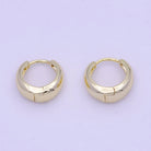 Shop Chunky Huggie Earrings- at Ruby Joy Boutique, a Women's Clothing Store in Pickerington, Ohio