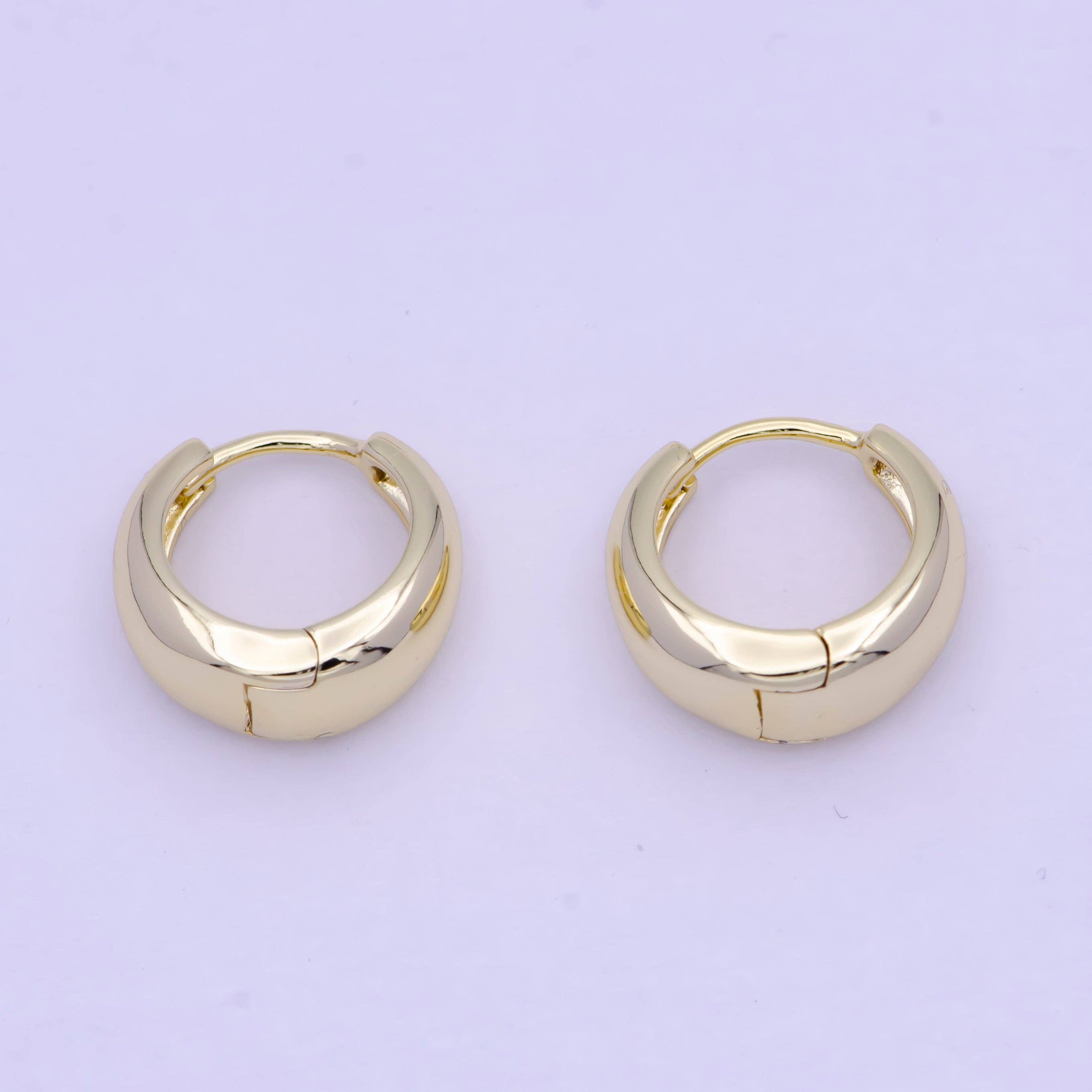 Shop Chunky Huggie Earrings- at Ruby Joy Boutique, a Women's Clothing Store in Pickerington, Ohio