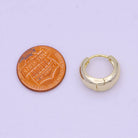 Shop Chunky Huggie Earrings- at Ruby Joy Boutique, a Women's Clothing Store in Pickerington, Ohio