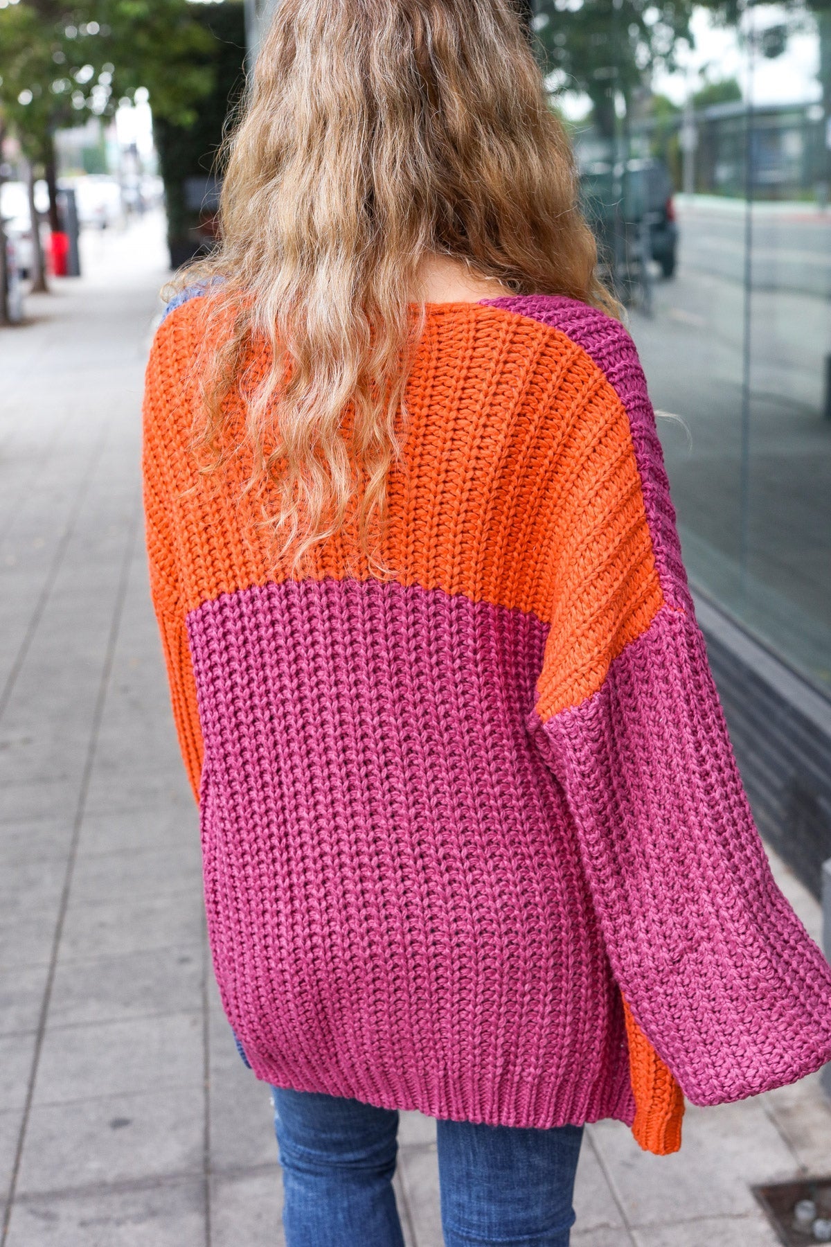 Shop Chunky Knit Color Block Cardigan-Cardigan at Ruby Joy Boutique, a Women's Clothing Store in Pickerington, Ohio