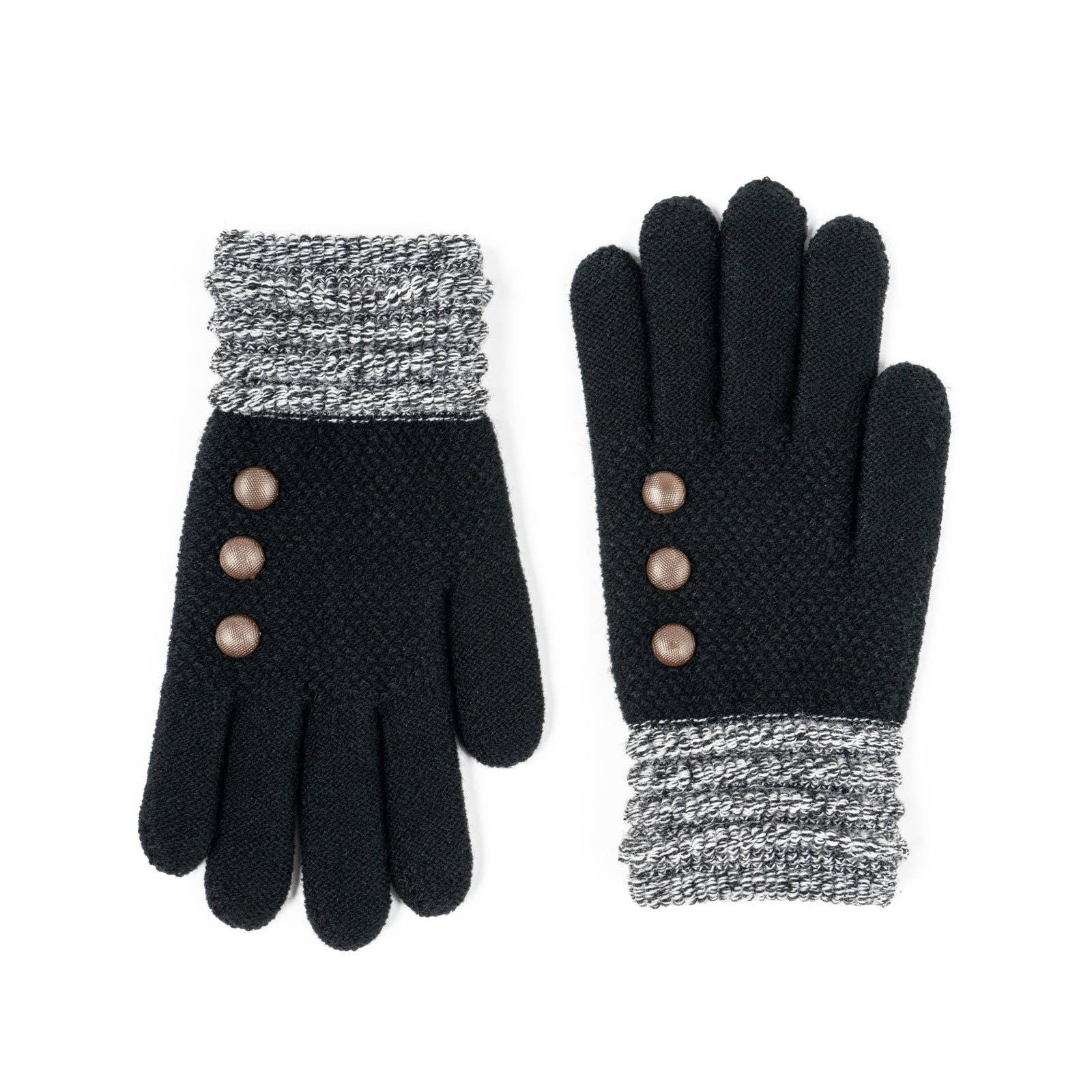 Shop Clara Button Gloves-Gloves at Ruby Joy Boutique, a Women's Clothing Store in Pickerington, Ohio
