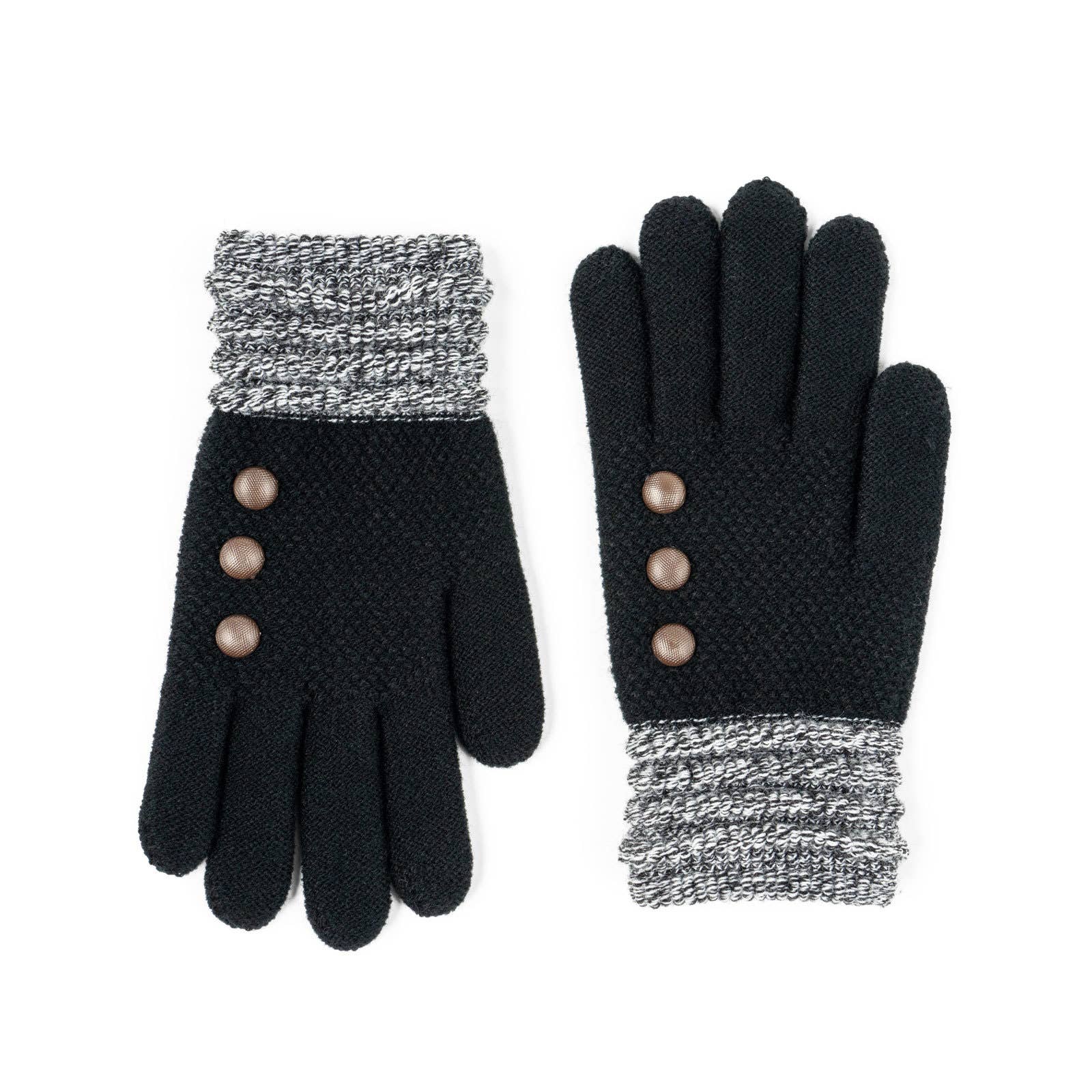 Shop Clara Button Gloves-Gloves & Mittens at Ruby Joy Boutique, a Women's Clothing Store in Pickerington, Ohio