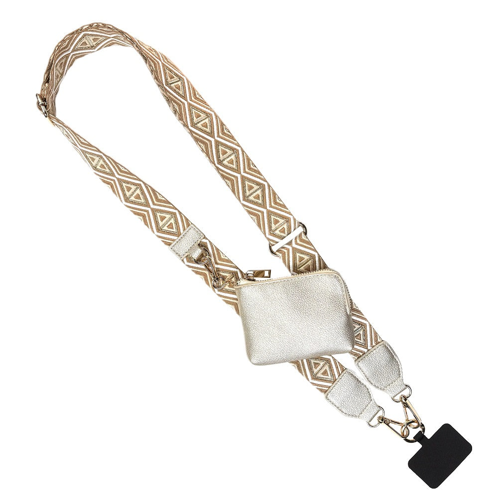 Shop Clip & Go Strap with Zippered Pouch | Save The Girls- at Ruby Joy Boutique, a Women's Clothing Store in Pickerington, Ohio