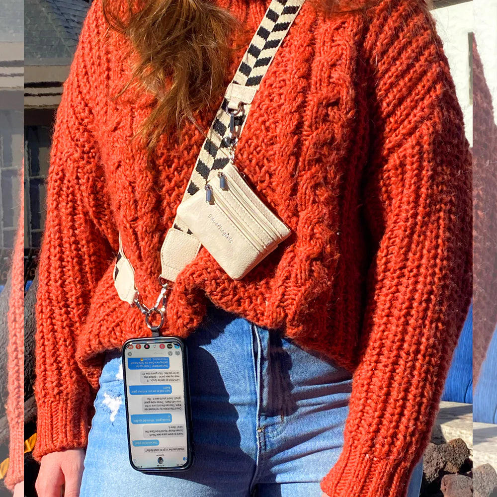 Shop Clip & Go Strap with Zippered Pouch | Save The Girls- at Ruby Joy Boutique, a Women's Clothing Store in Pickerington, Ohio