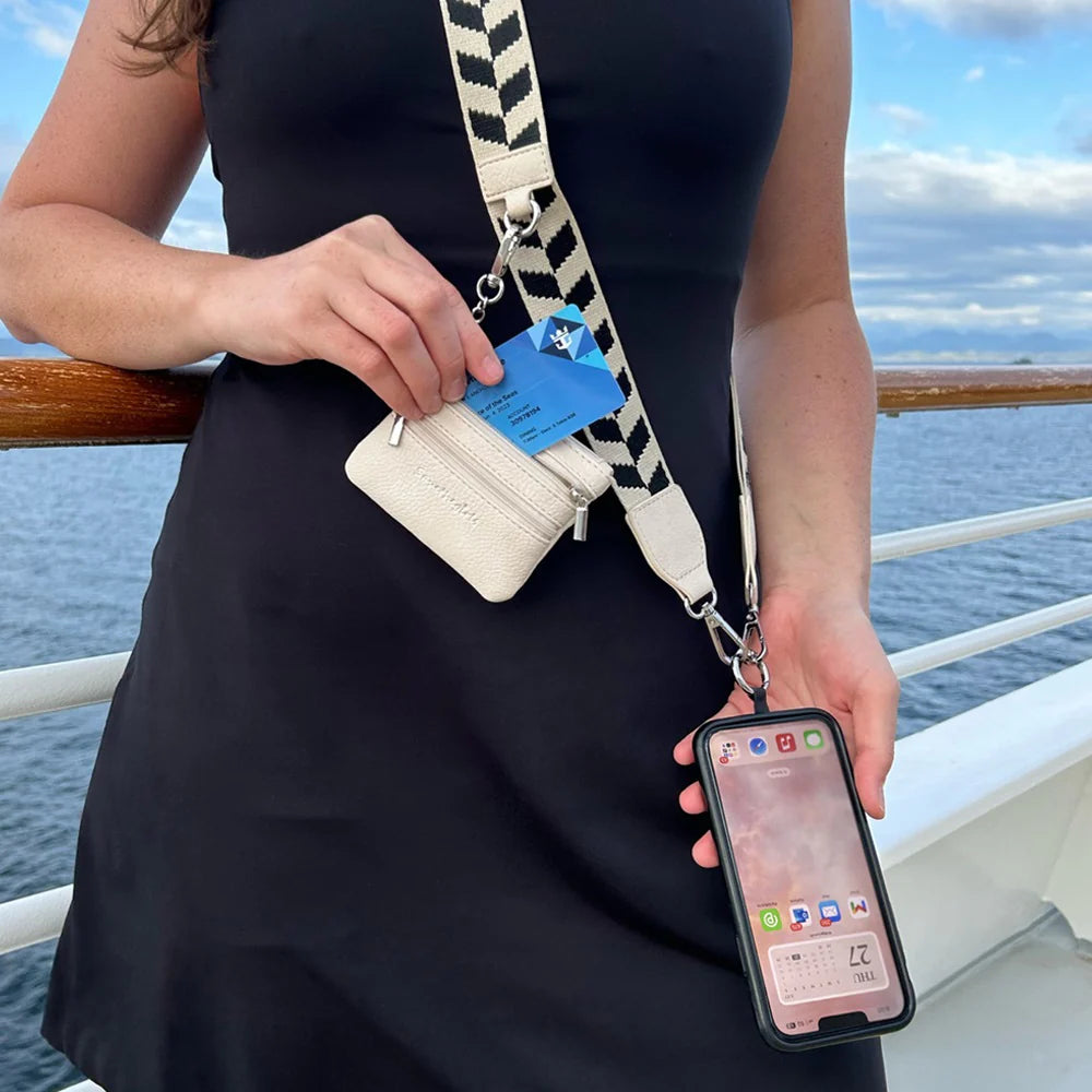 Shop Clip & Go Strap with Zippered Pouch | Save The Girls- at Ruby Joy Boutique, a Women's Clothing Store in Pickerington, Ohio
