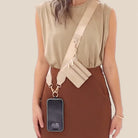 Shop Clip & Go Strap with Zippered Pouch | Save The Girls-Neutral Taupe at Ruby Joy Boutique, a Women's Clothing Store in Pickerington, Ohio