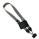 Shop Clip & Go Strap with Zippered Pouch | Save The Girls-Diamond Pattern Black at Ruby Joy Boutique, a Women's Clothing Store in Pickerington, Ohio