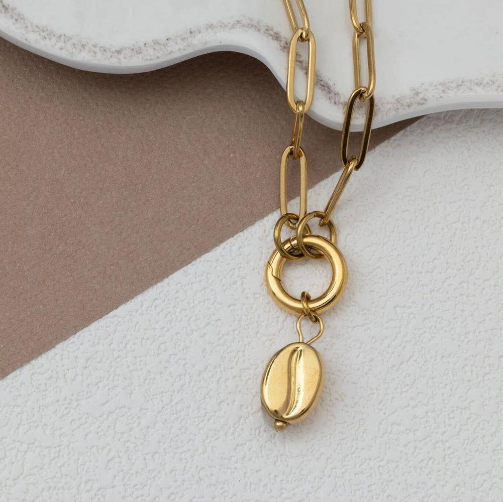 Shop Coffee Bean Charm- at Ruby Joy Boutique, a Women's Clothing Store in Pickerington, Ohio