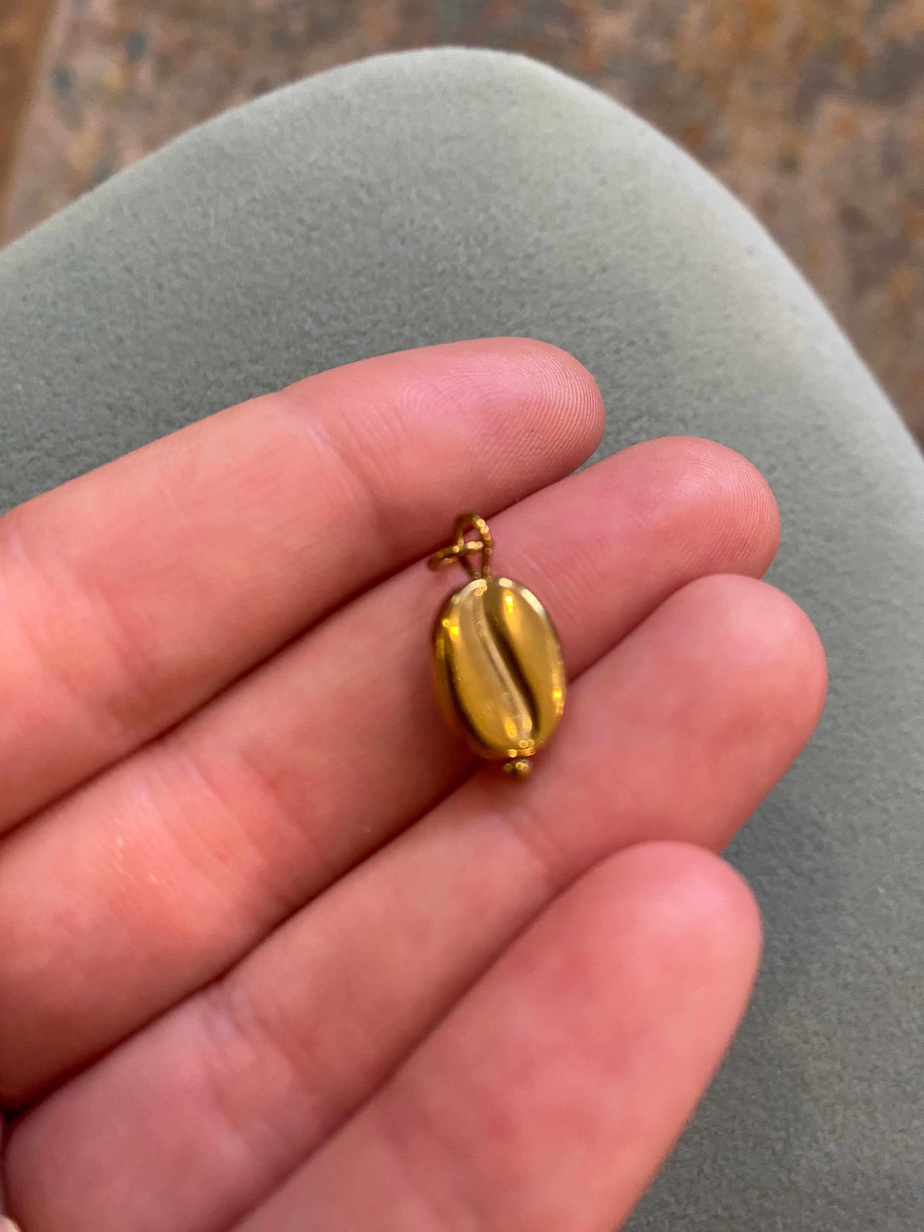 Shop Coffee Bean Charm- at Ruby Joy Boutique, a Women's Clothing Store in Pickerington, Ohio