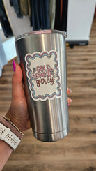 Shop Cold Brew Girly Vinyl Sticker- at Ruby Joy Boutique, a Women's Clothing Store in Pickerington, Ohio