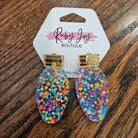 Shop Confetti Christmas Lights Earrings-Earrings at Ruby Joy Boutique, a Women's Clothing Store in Pickerington, Ohio