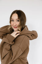 Shop Coze Core Hoodie- at Ruby Joy Boutique, a Women's Clothing Store in Pickerington, Ohio