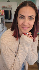 Shop Cozy Open Sweater Cardigan - Oatmeal- at Ruby Joy Boutique, a Women's Clothing Store in Pickerington, Ohio