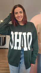 Shop Custom Cut Sweatshirt Cardigans- at Ruby Joy Boutique, a Women's Clothing Store in Pickerington, Ohio