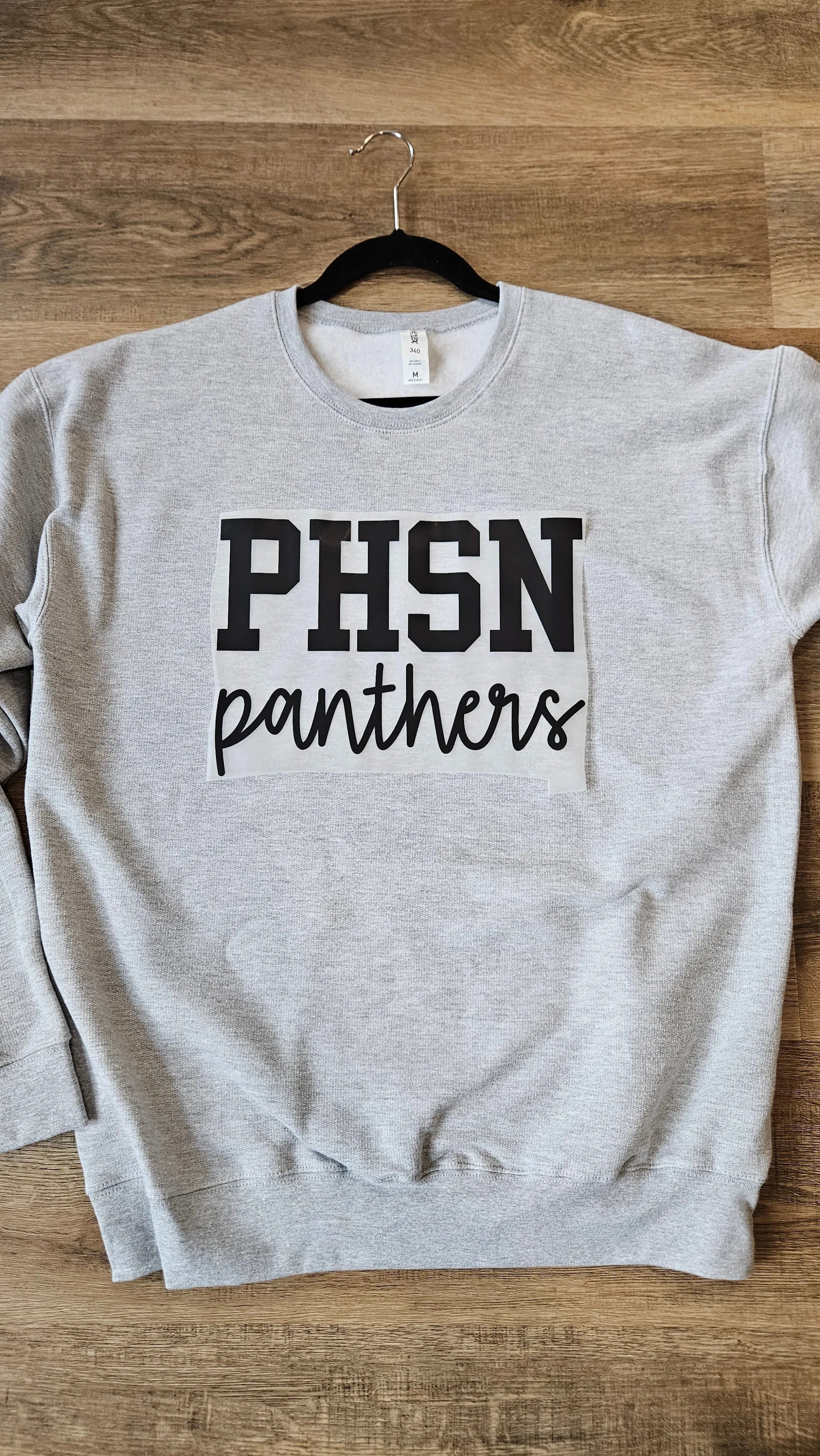 Shop Custom Mascot Script Sweatshirt-Small at Ruby Joy Boutique, a Women's Clothing Store in Pickerington, Ohio