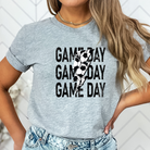 Shop Custom Sports Lightning Tee-Graphic Tee at Ruby Joy Boutique, a Women's Clothing Store in Pickerington, Ohio