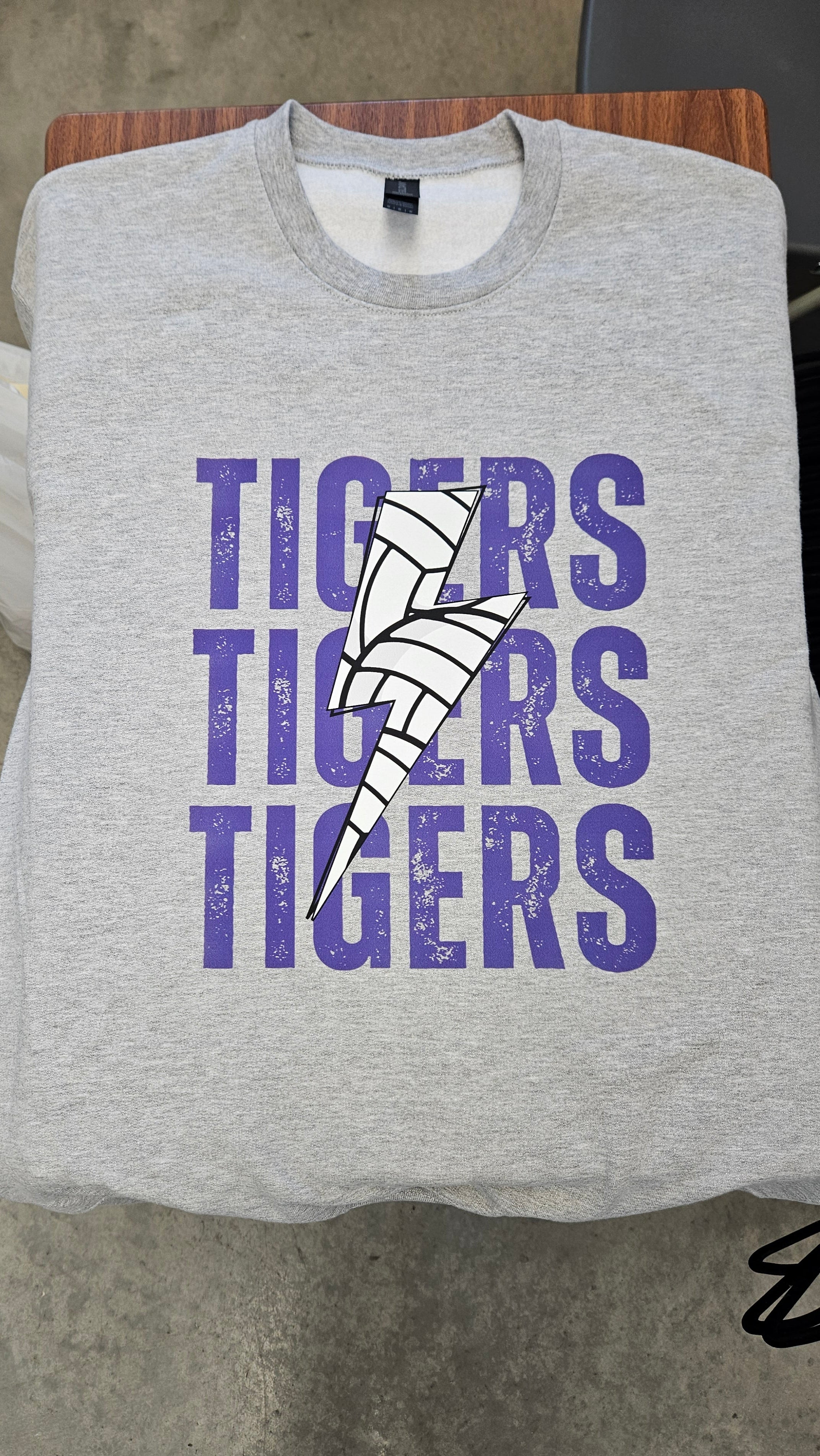 Shop Custom Sports Lightning Tee- at Ruby Joy Boutique, a Women's Clothing Store in Pickerington, Ohio