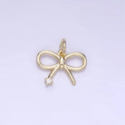 Shop Dainty Bow Charm- at Ruby Joy Boutique, a Women's Clothing Store in Pickerington, Ohio