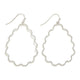 Shop Dainty Wavy Teardrop Earrings-Earrings at Ruby Joy Boutique, a Women's Clothing Store in Pickerington, Ohio