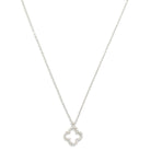 Shop Delicate Rhinestone Clover Necklace-Necklaces at Ruby Joy Boutique, a Women's Clothing Store in Pickerington, Ohio