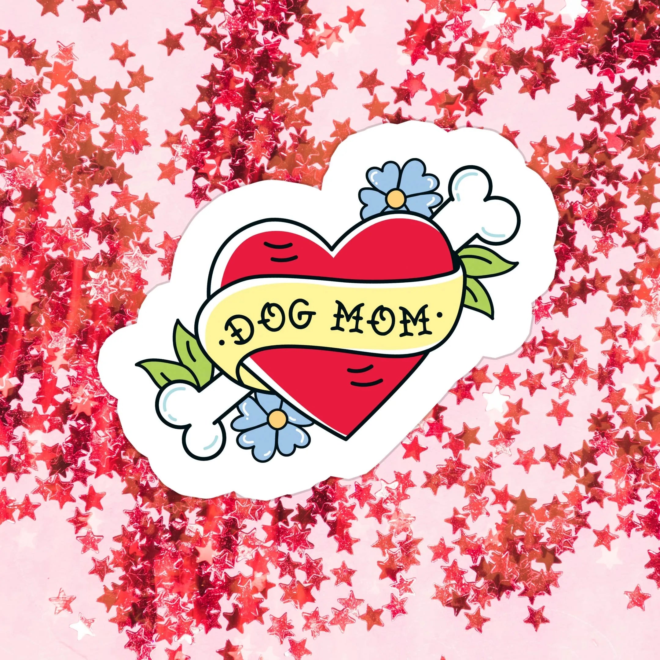 Shop Dog Mom Tattoo | Waterproof Vinyl Sticker- at Ruby Joy Boutique, a Women's Clothing Store in Pickerington, Ohio