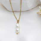 Shop Double Freshwater Pearl Charm- at Ruby Joy Boutique, a Women's Clothing Store in Pickerington, Ohio