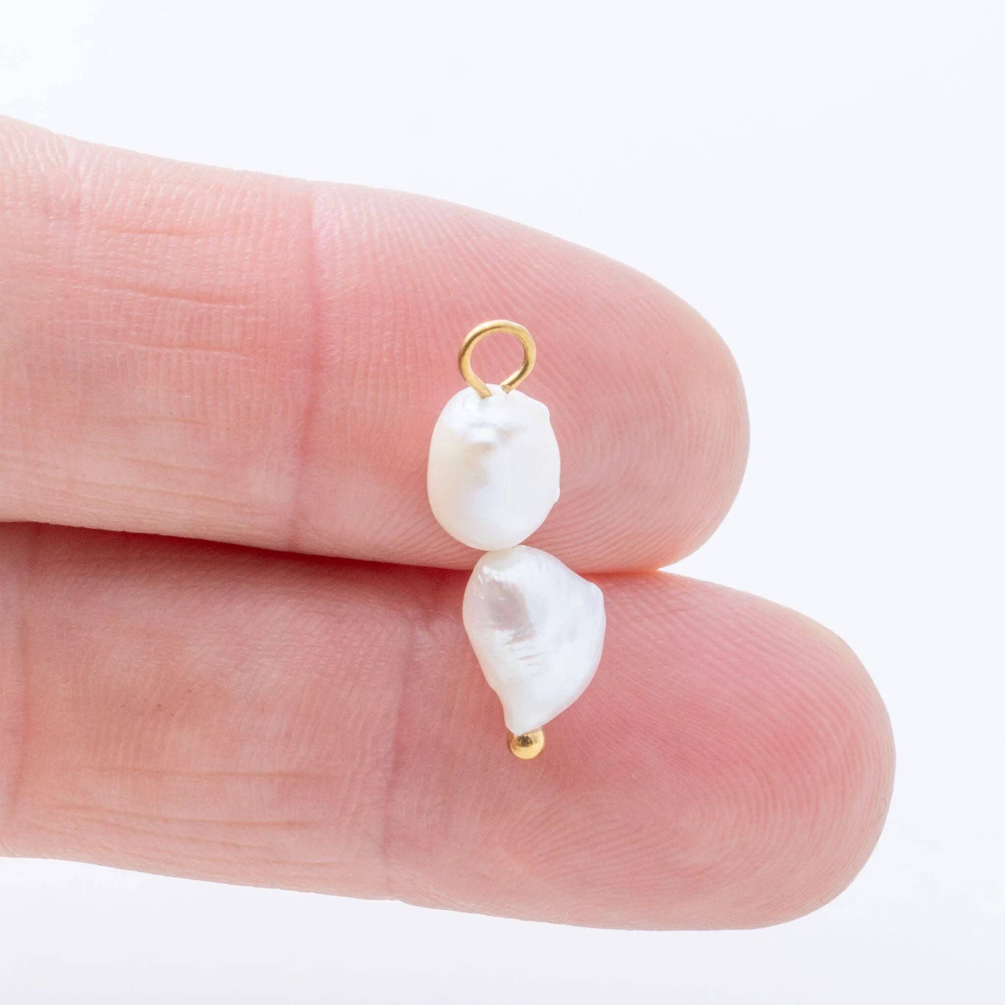 Shop Double Freshwater Pearl Charm- at Ruby Joy Boutique, a Women's Clothing Store in Pickerington, Ohio