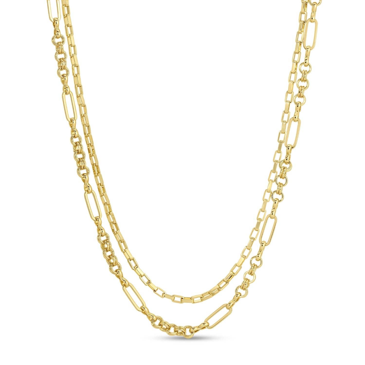 Shop Double Layer Statement Necklace- at Ruby Joy Boutique, a Women's Clothing Store in Pickerington, Ohio