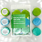 Shop Eucalyptus Escape Shower Steamers 6 Pack - Made in USA- at Ruby Joy Boutique, a Women's Clothing Store in Pickerington, Ohio