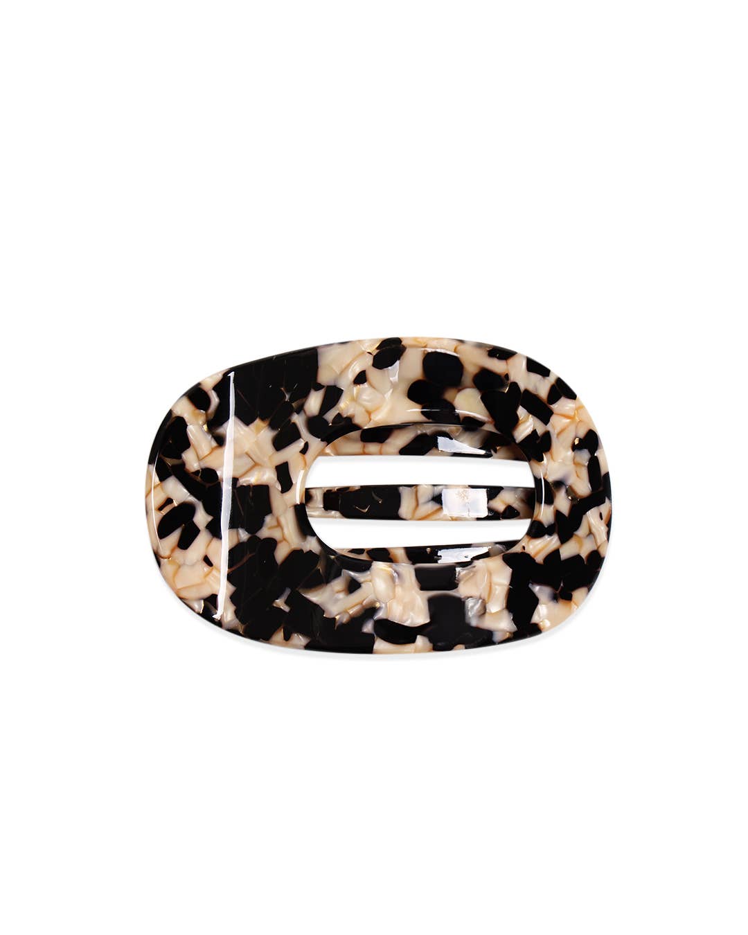 Shop Flat Lay Oval Claw Clip | Tortoise- at Ruby Joy Boutique, a Women's Clothing Store in Pickerington, Ohio