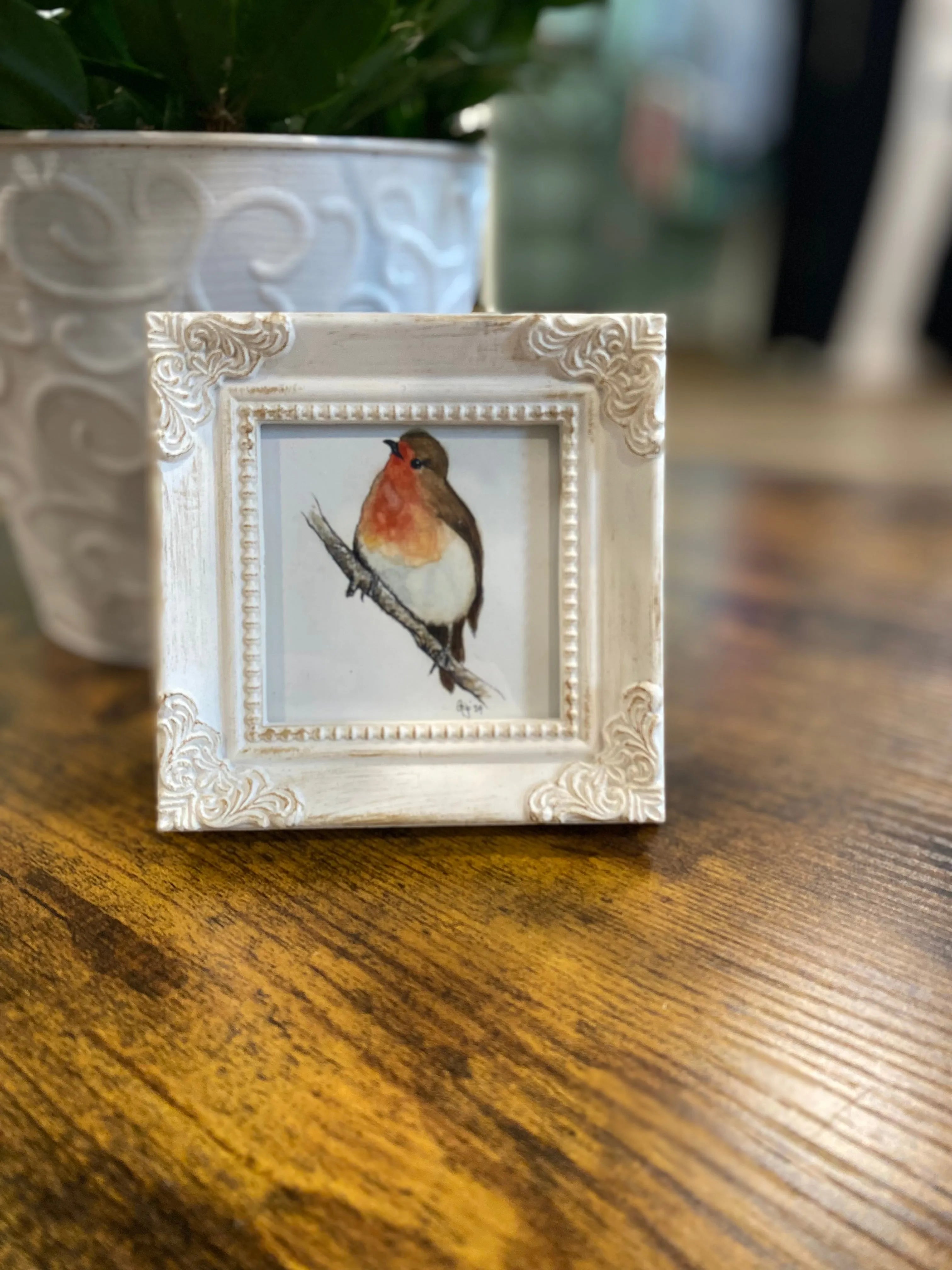 Shop Framed Watercolor Prints-Robin at Ruby Joy Boutique, a Women's Clothing Store in Pickerington, Ohio