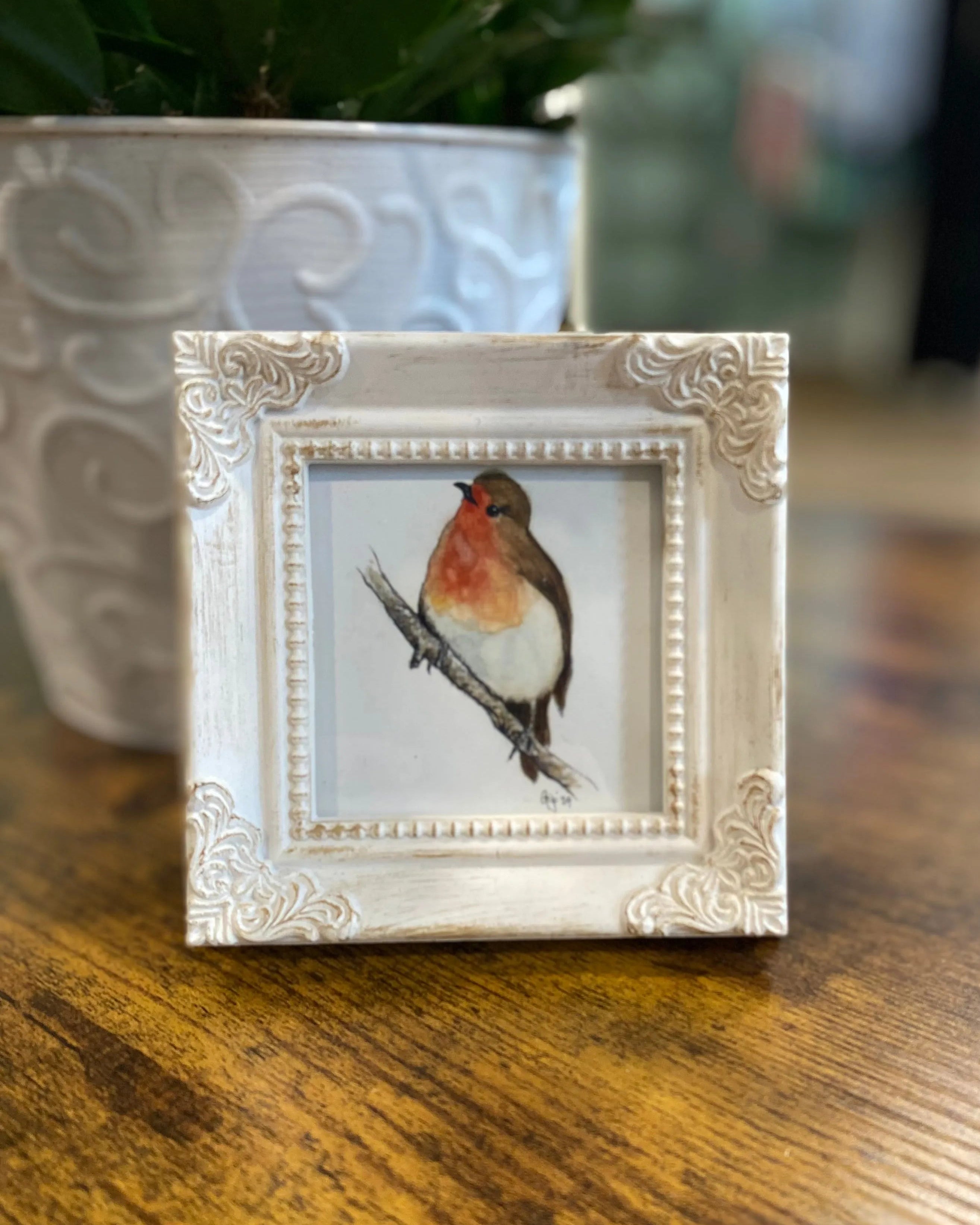 Shop Framed Watercolor Prints-Robin at Ruby Joy Boutique, a Women's Clothing Store in Pickerington, Ohio