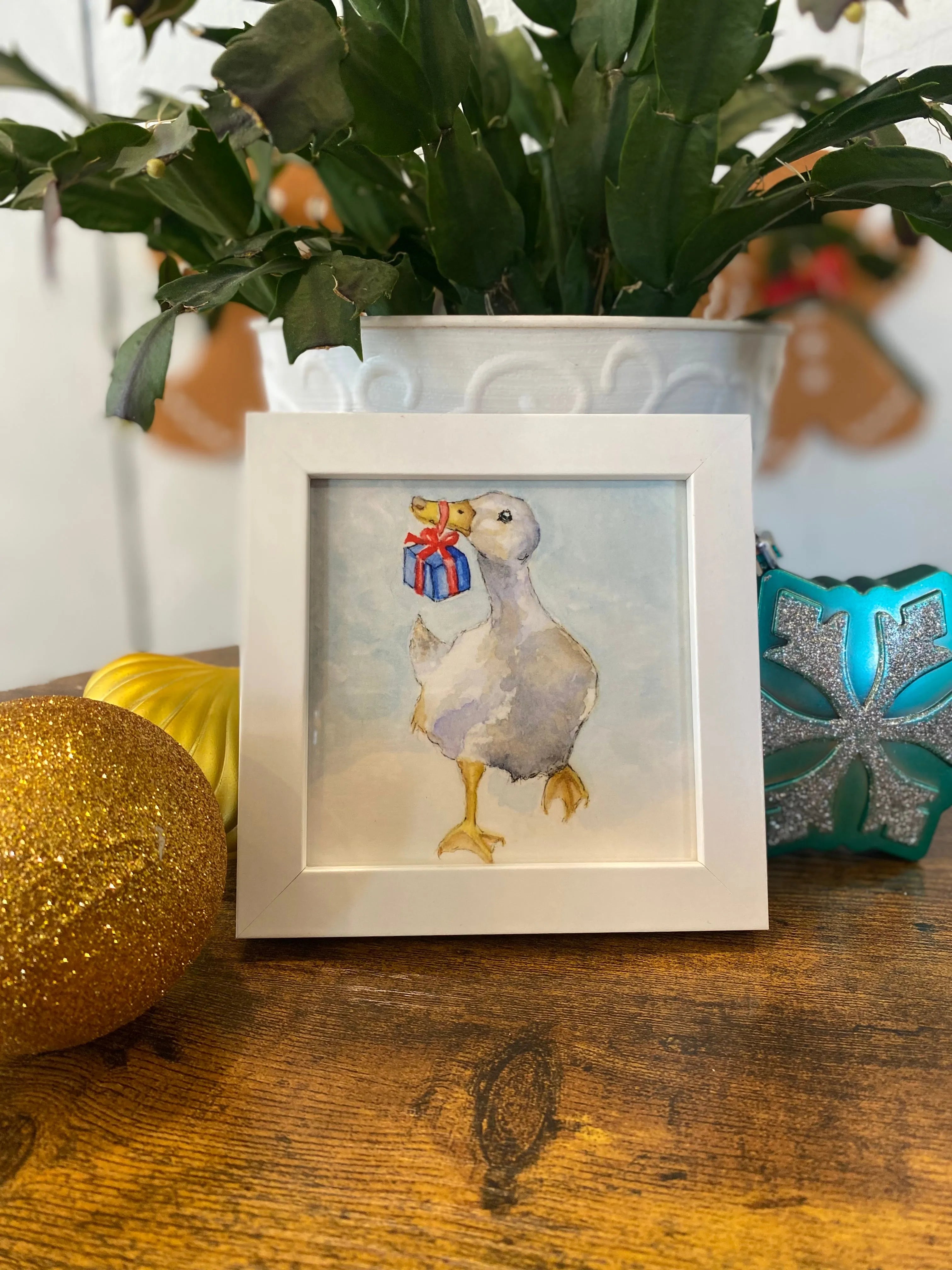 Shop Framed Watercolor prints - Winter Collection-Goose + Present at Ruby Joy Boutique, a Women's Clothing Store in Pickerington, Ohio