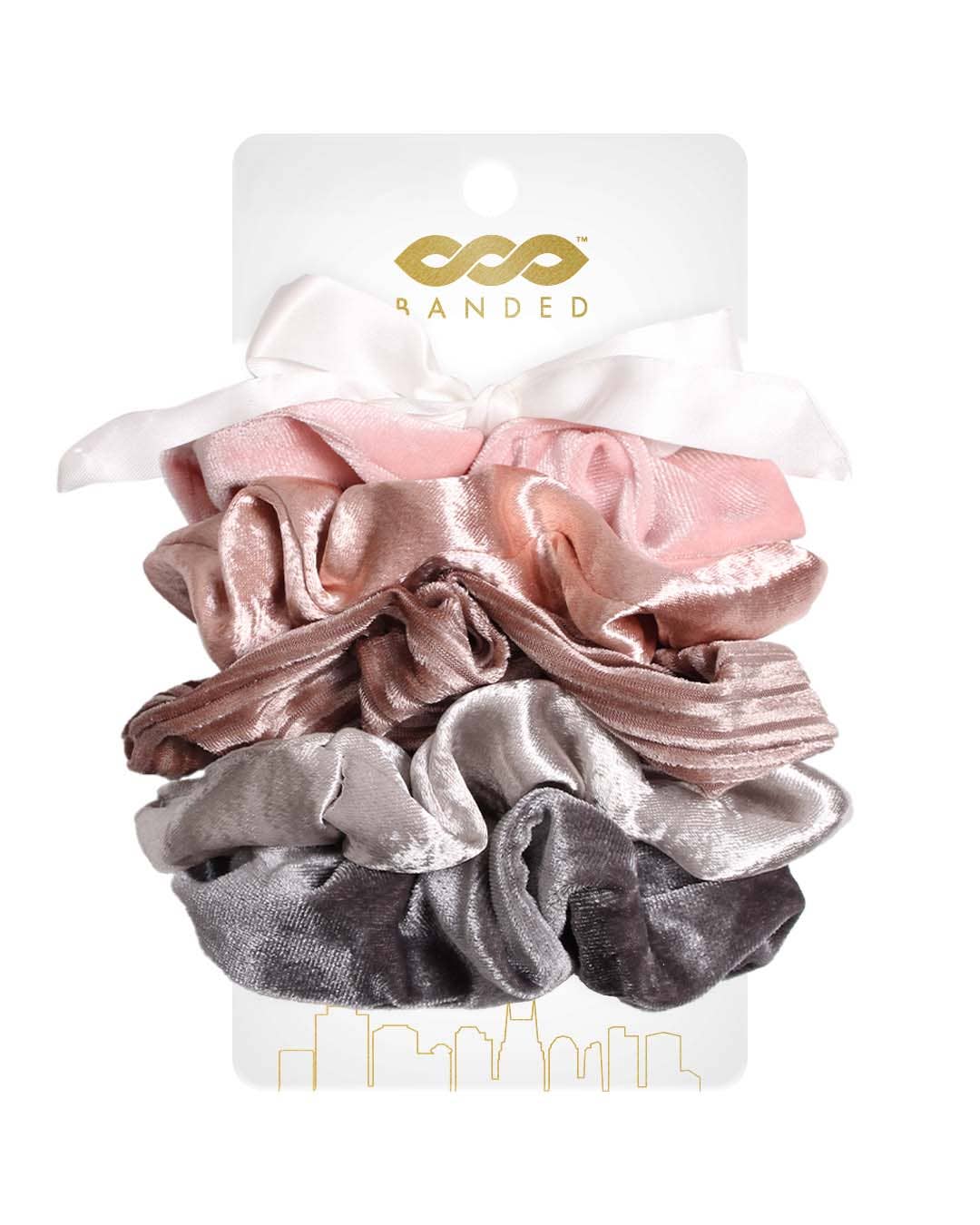 Shop Frosted - 6 Pack Scrunchies- at Ruby Joy Boutique, a Women's Clothing Store in Pickerington, Ohio