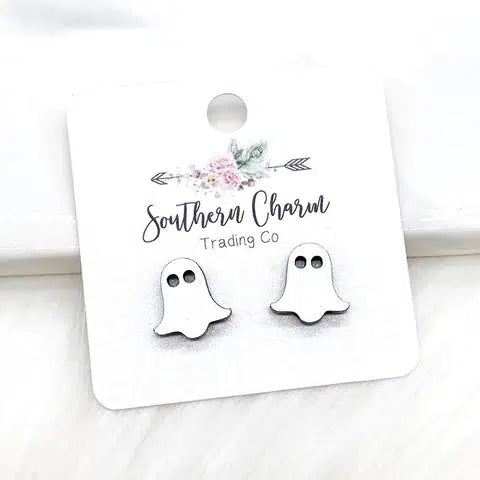 Shop Ghost Stud Earrings-Earrings at Ruby Joy Boutique, a Women's Clothing Store in Pickerington, Ohio